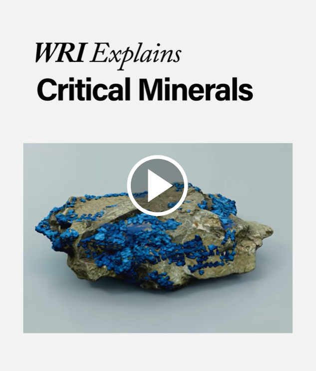 WRI Explains Critical Minerals