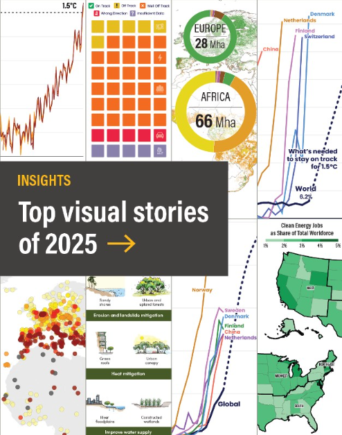 Top visual stories of 2025 LinkedIn graphic