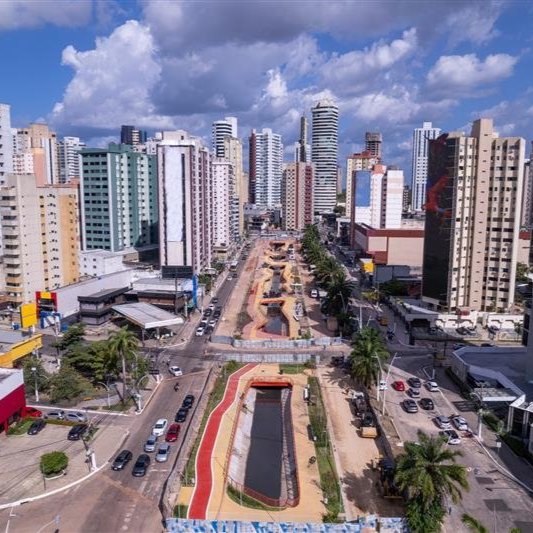 Aerial view of a city