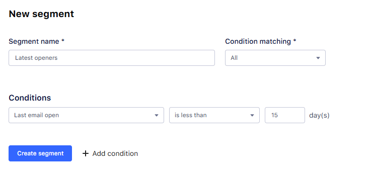 How to segment your contacts based on Opens and Clicks - Help Center