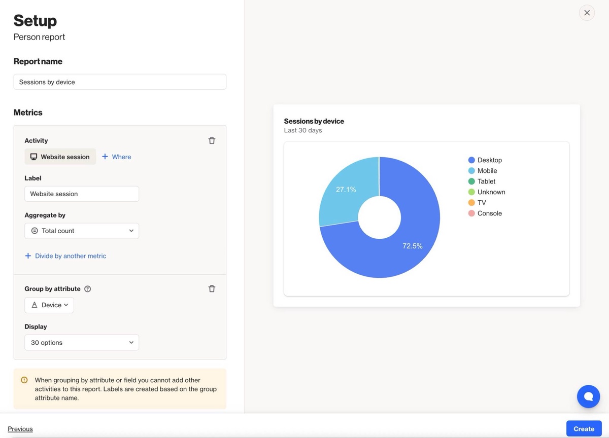Using pie chart reports - Ortto Knowledge Base | Help Center ...