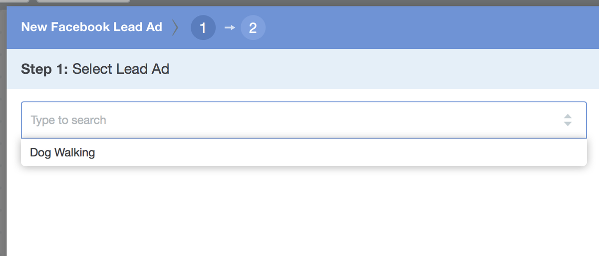 Autopilot: Trigger - Facebook Lead Ad Submitted - Ortto help