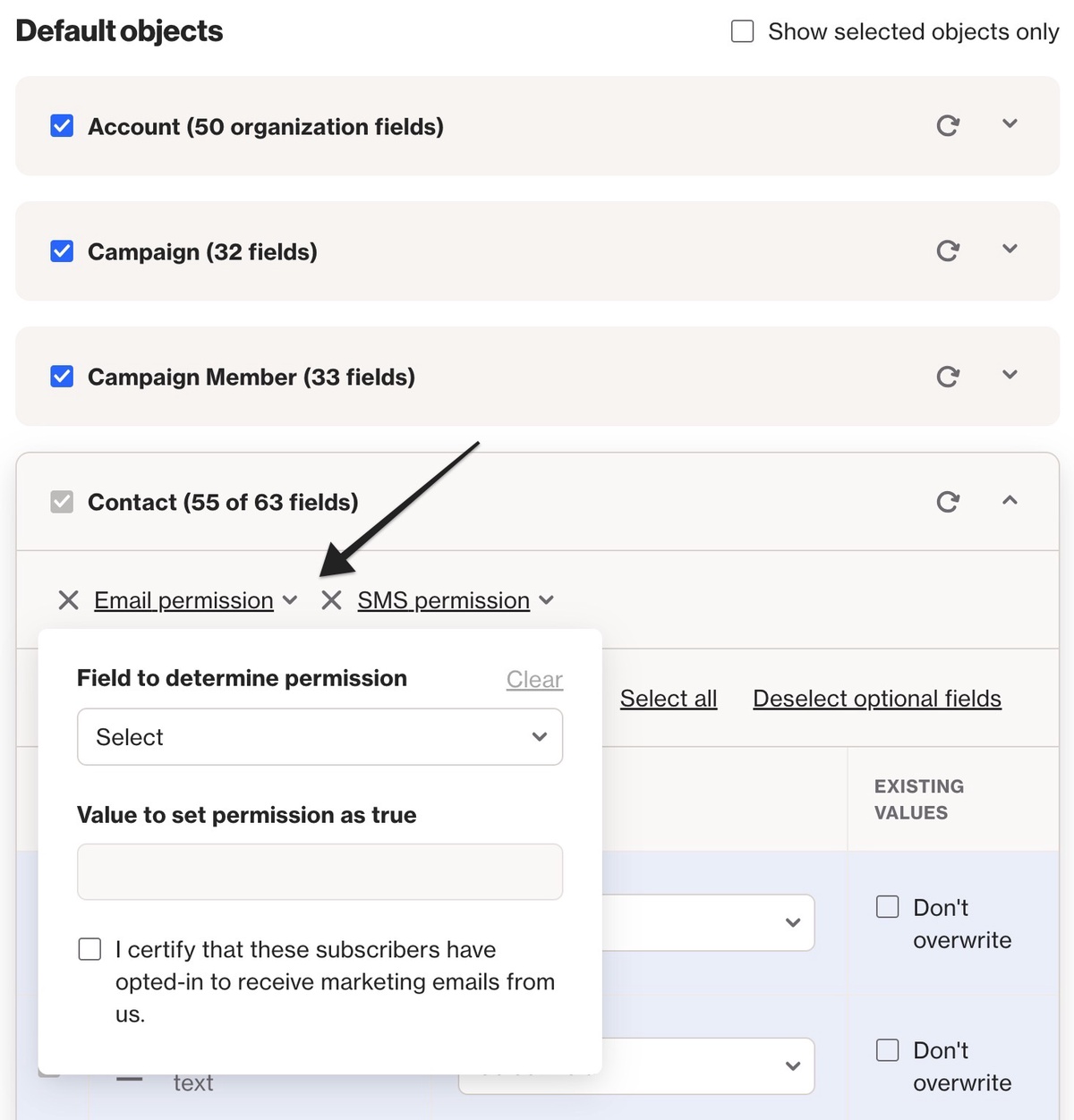 How to map Salesforce object fields to Ortto fields - Ortto help