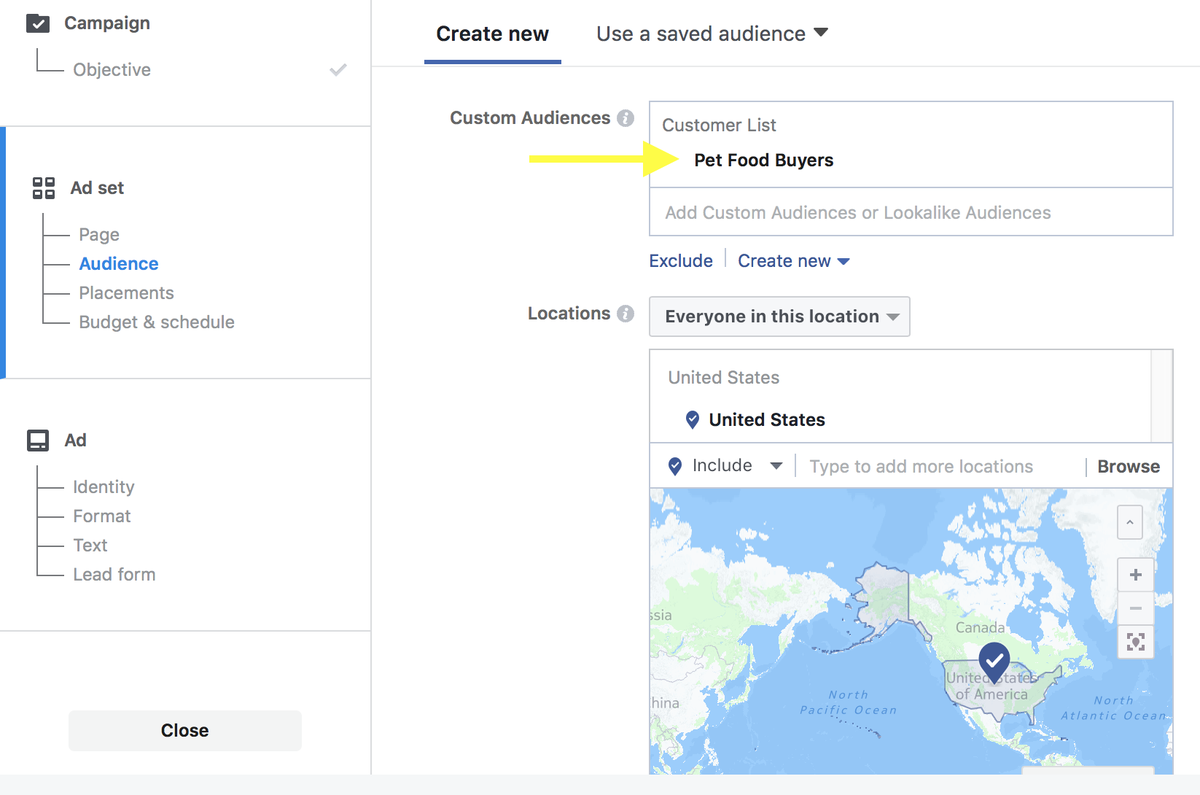 Autopilot: Action - Add to Facebook Custom Audience - Ortto help