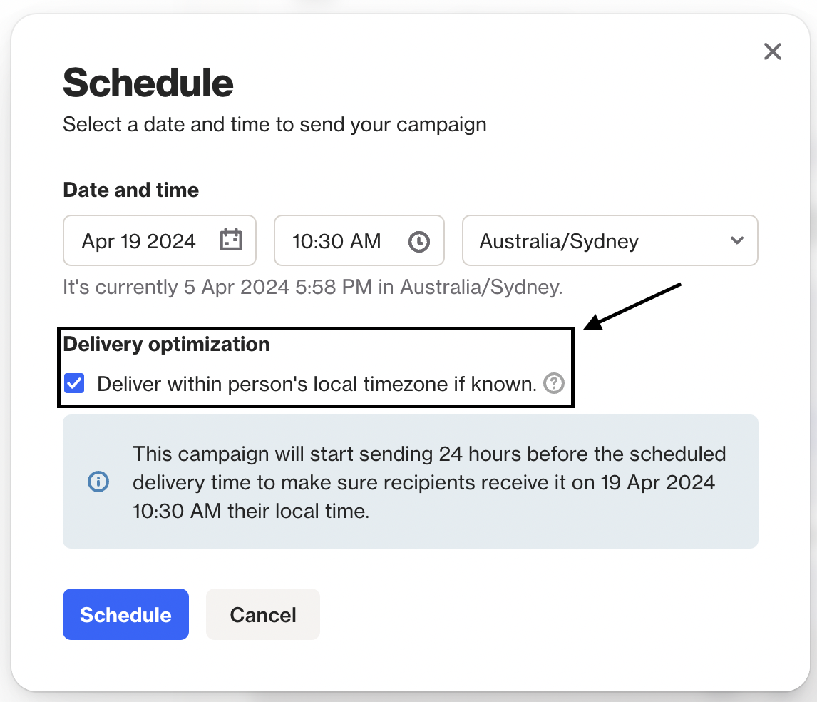 Understanding and using a person’s timezone in Ortto Ortto help