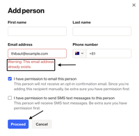Adding people - Ortto help