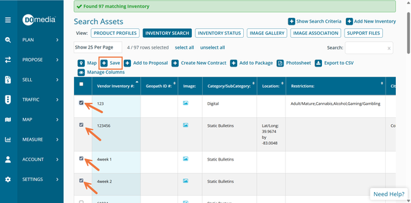 Current Folder Documents Inventory Seller: How do I map from an Inventory Folder? - DOmedia Support Hub