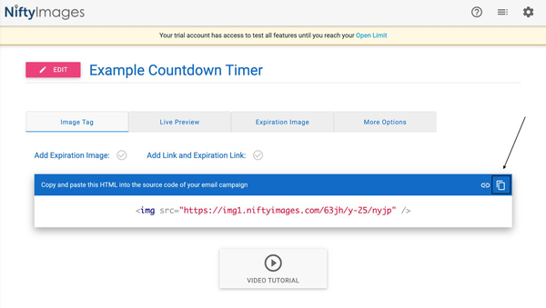 How to add a countdown timer to your email - Ortto help