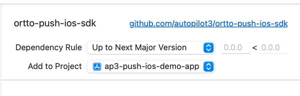 Installing Ortto's core SDK for iOS - Ortto Knowledge Base | Help ...