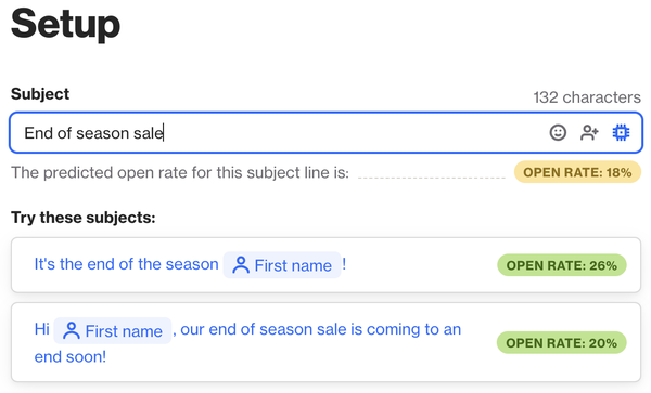 Email campaign setup - Ortto Knowledge Base | Help Center & Documentation