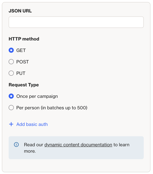 How to use a JSON endpoint for dynamic email content - Ortto Knowledge ...