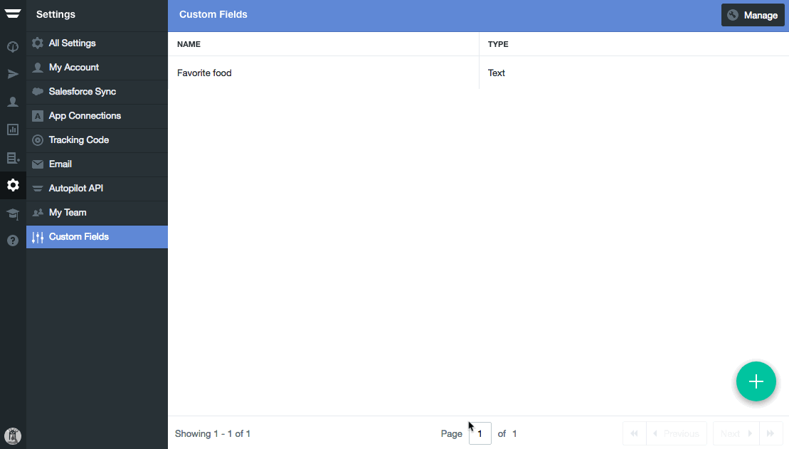 Autopilot Add and manage custom fields Ortto help