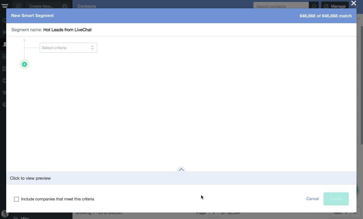 Autopilot Trigger LiveChat Tag Ortto help